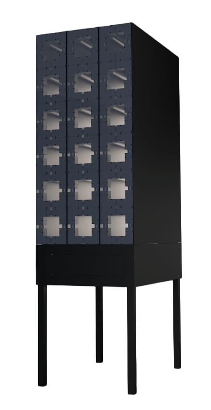Black POSITECH Mark II vending machine